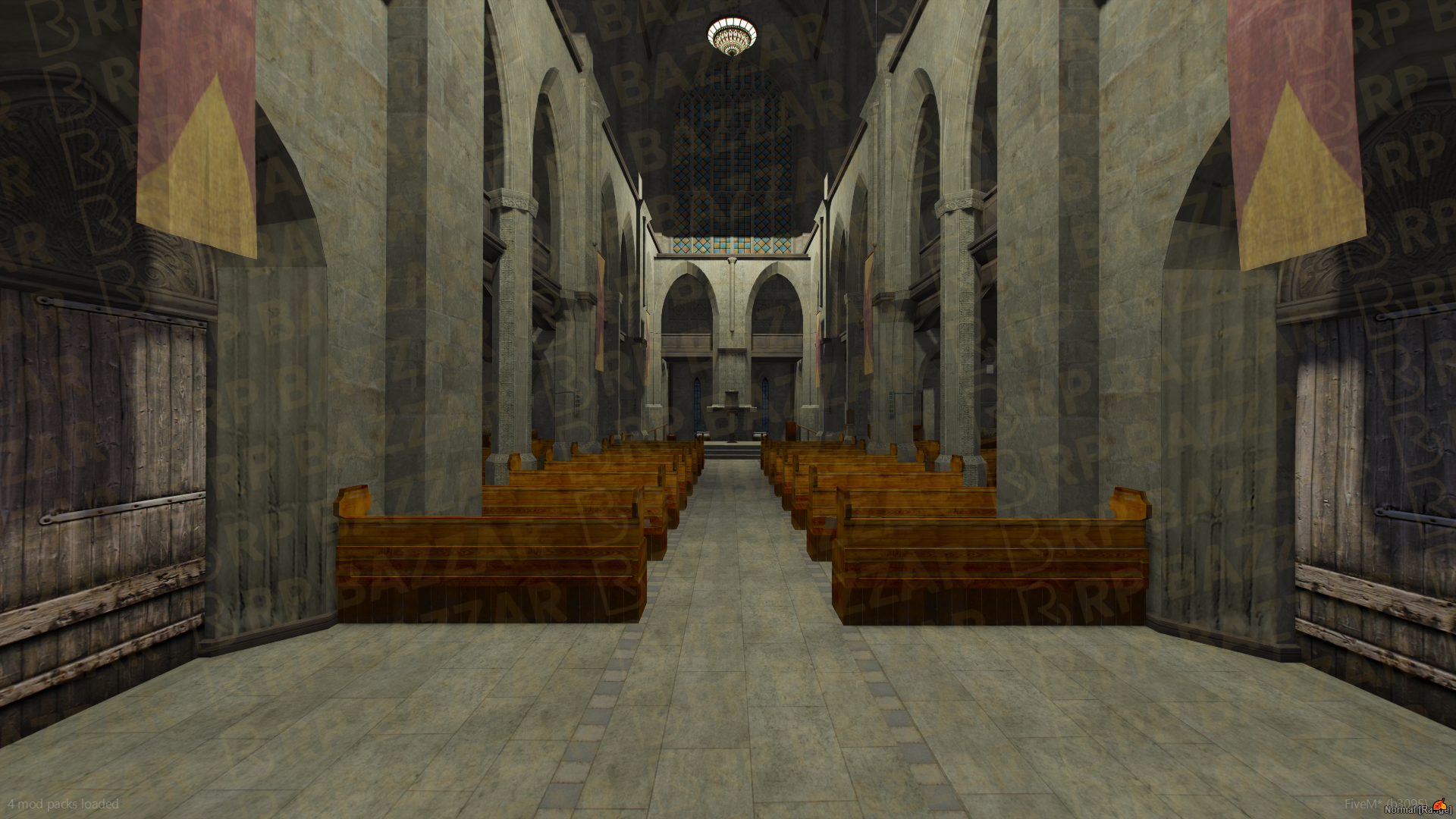 Old Church FiveM MLO — GTA RP Interior — ESX QB QBOX — RPBazzar
