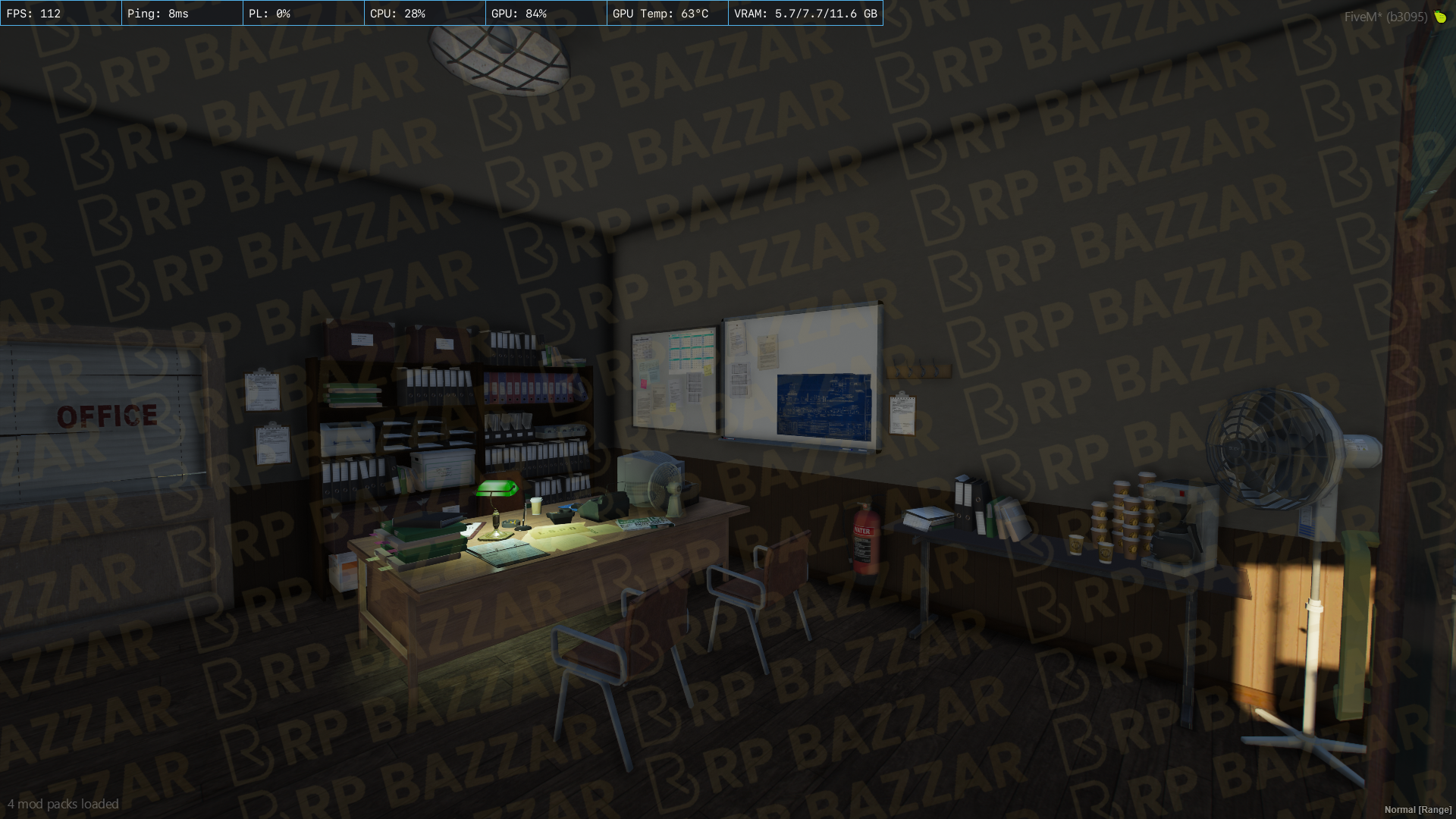 Glass Office FiveM MLO — GTA RP Interior — ESX QB QBOX — RPBazzar
