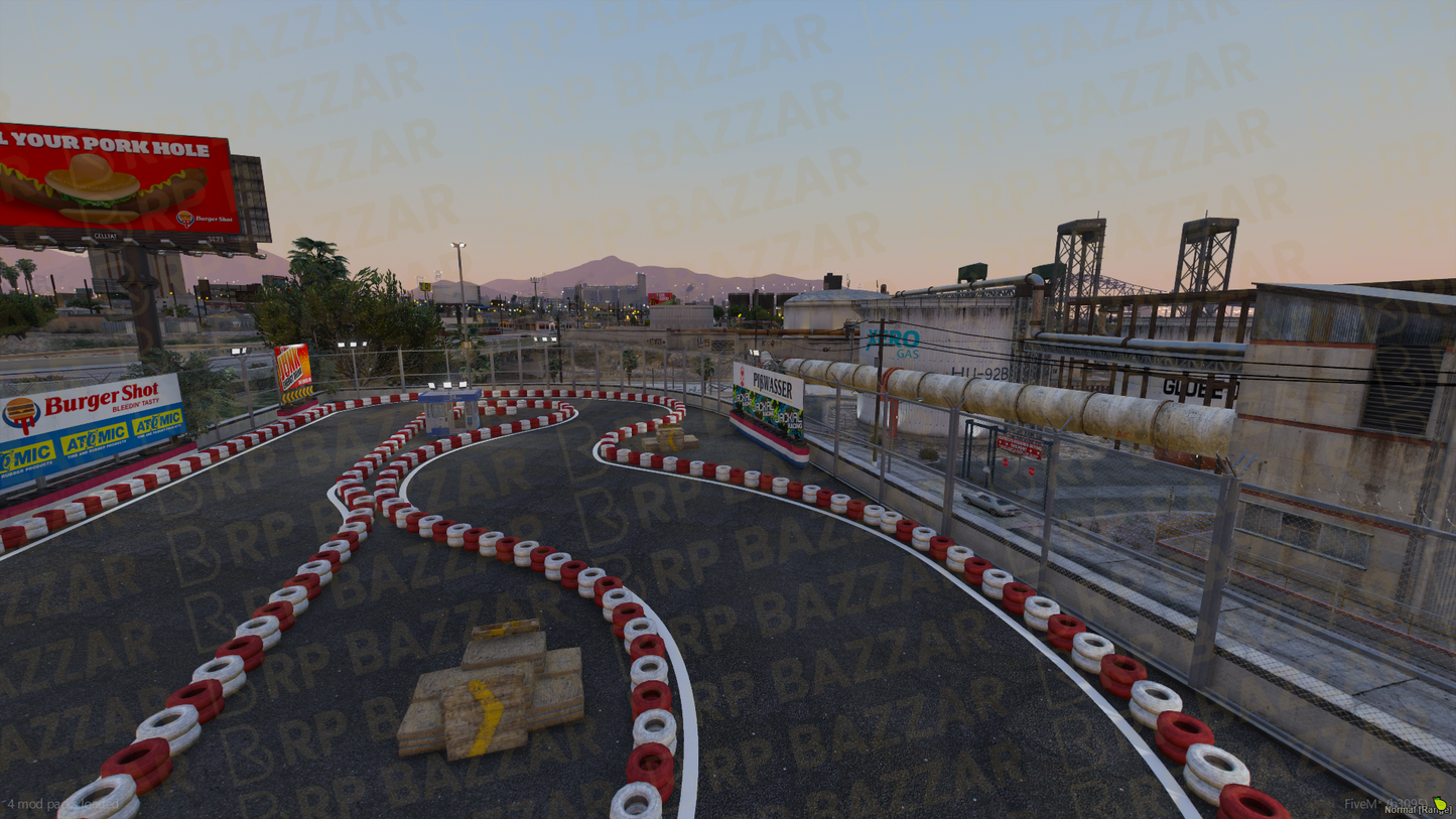 Drift Race Track FiveM MLO — GTA RP Interior — ESX QB QBOX — RPBazzar