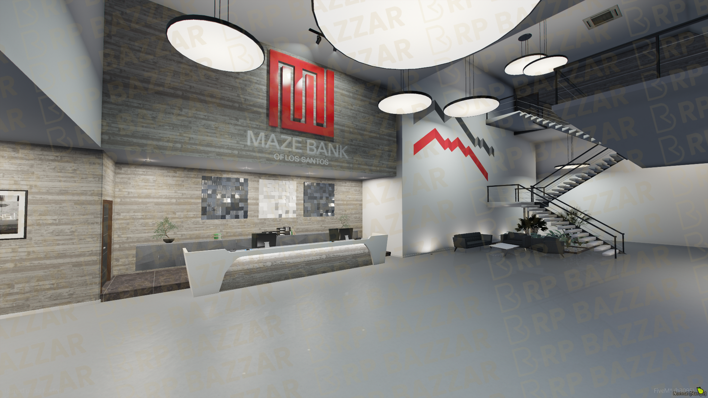 Central Bank FiveM MLO — GTA RP Interior — ESX QB QBOX — RPBazzar
