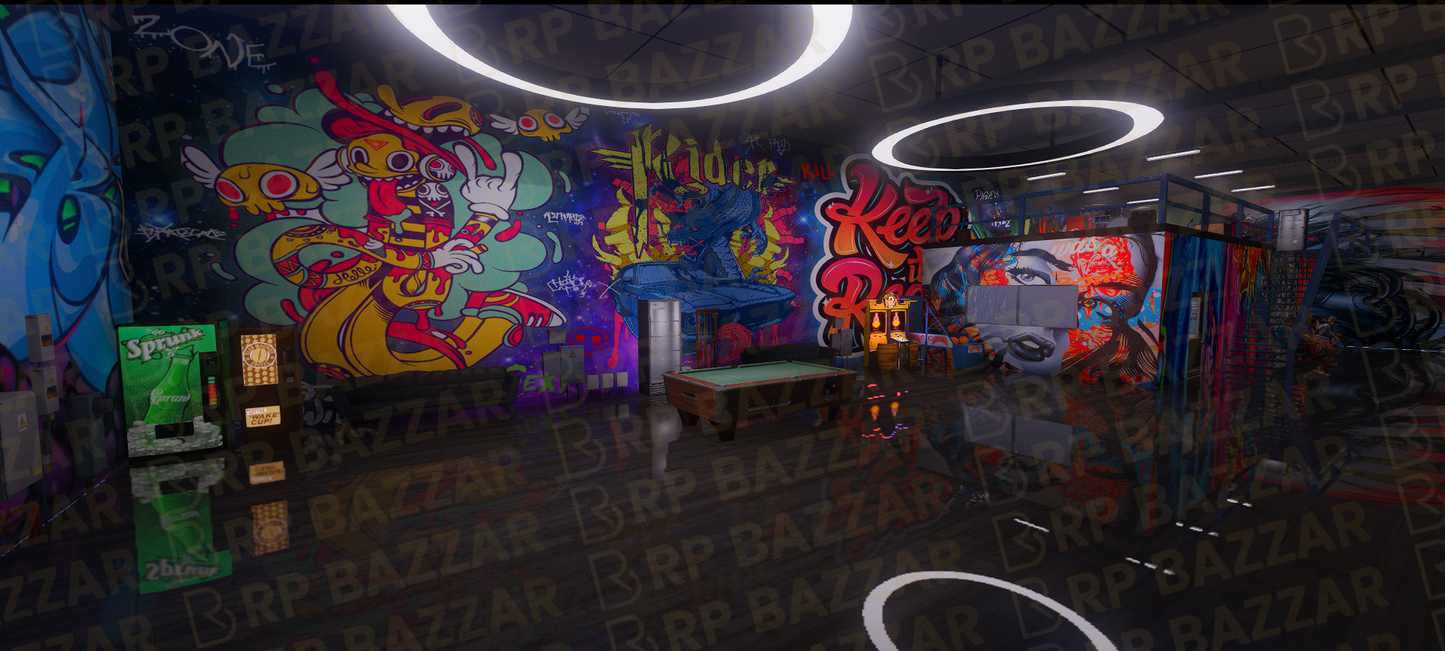 Trendy Mechanic Shop FiveM MLO — GTA RP Interior — ESX QB QBOX — RPBazzar