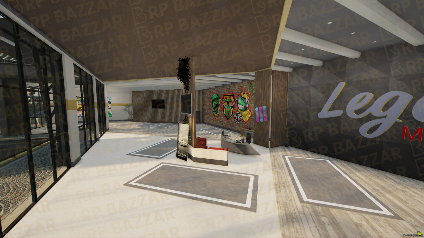 Stealth Vehicle Shop FiveM MLO — GTA RP Interior — ESX QB QBOX — RPBazzar