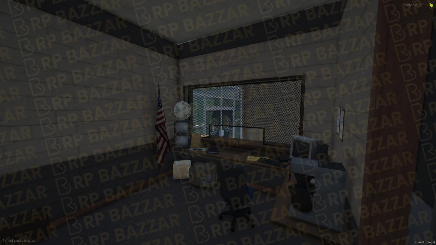 Vanguard Police Station FiveM MLO — GTA RP Interior — ESX QB QBOX — RPBazzar