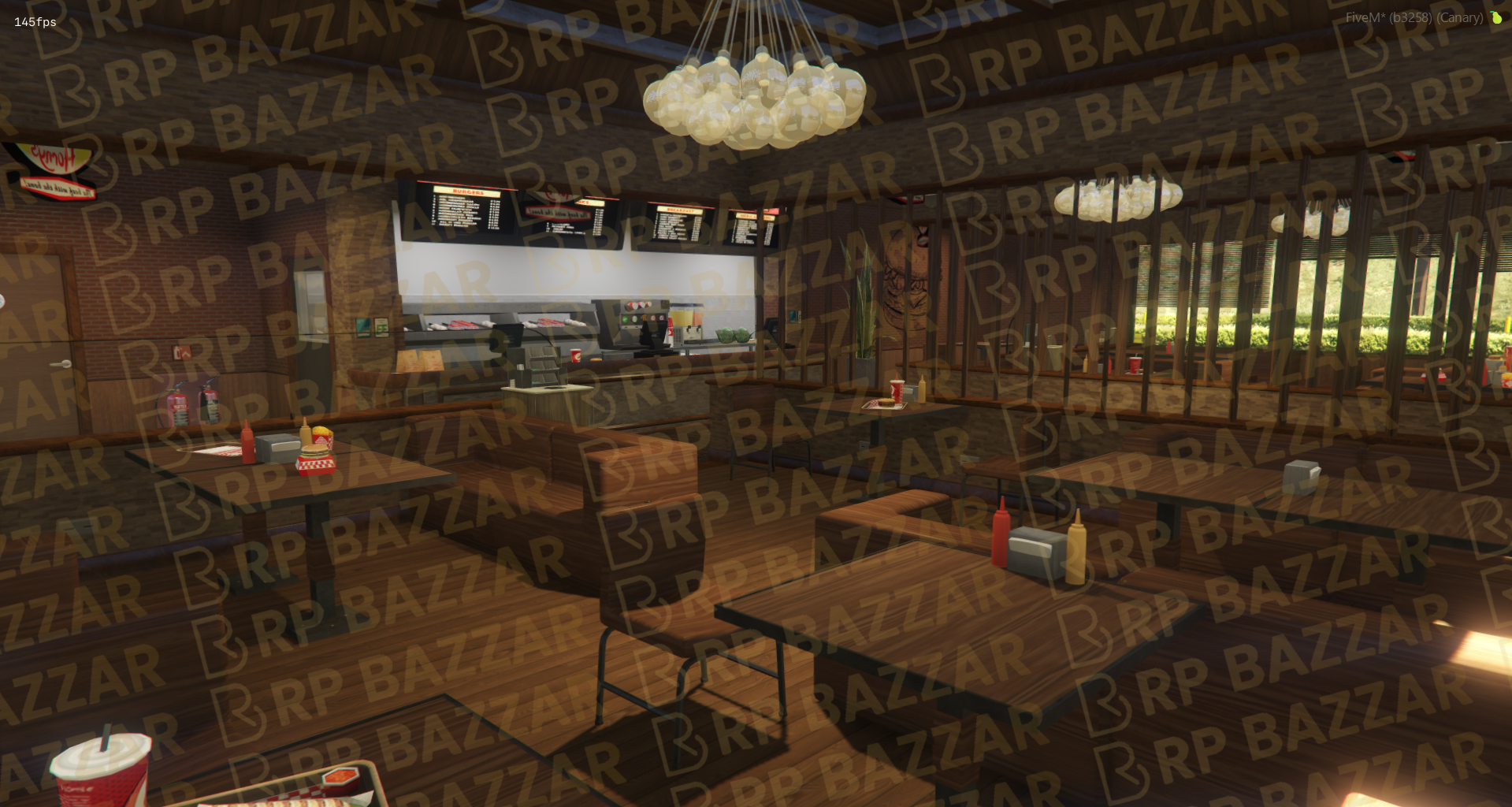 Premium Restaurant FiveM MLO — GTA RP Interior — ESX QB QBOX — RPBazzar