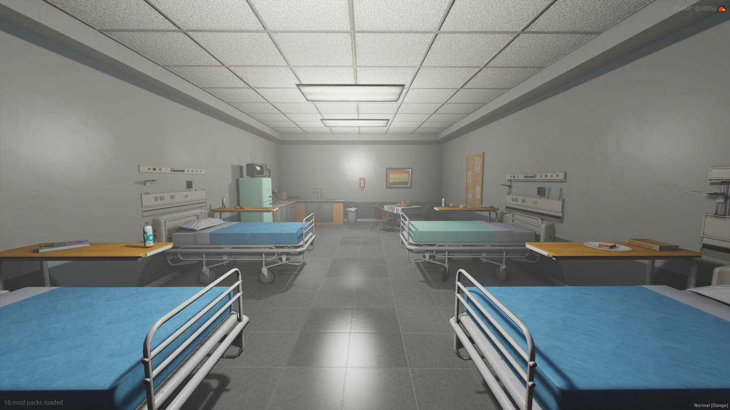Central Hospital FiveM MLO — GTA RP Interior — ESX QB QBOX — RPBazzar