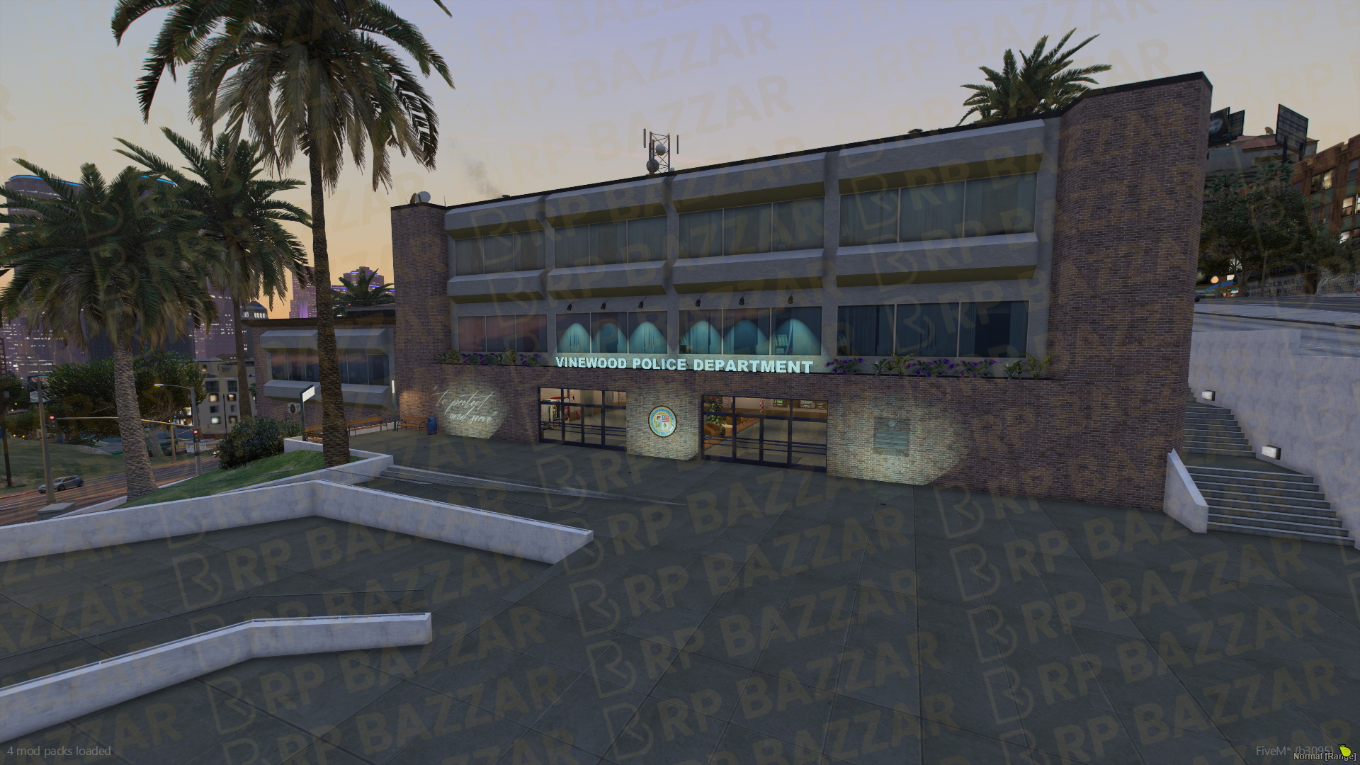 Downtown Police Station FiveM MLO — GTA RP Interior — ESX QB QBOX — RPBazzar