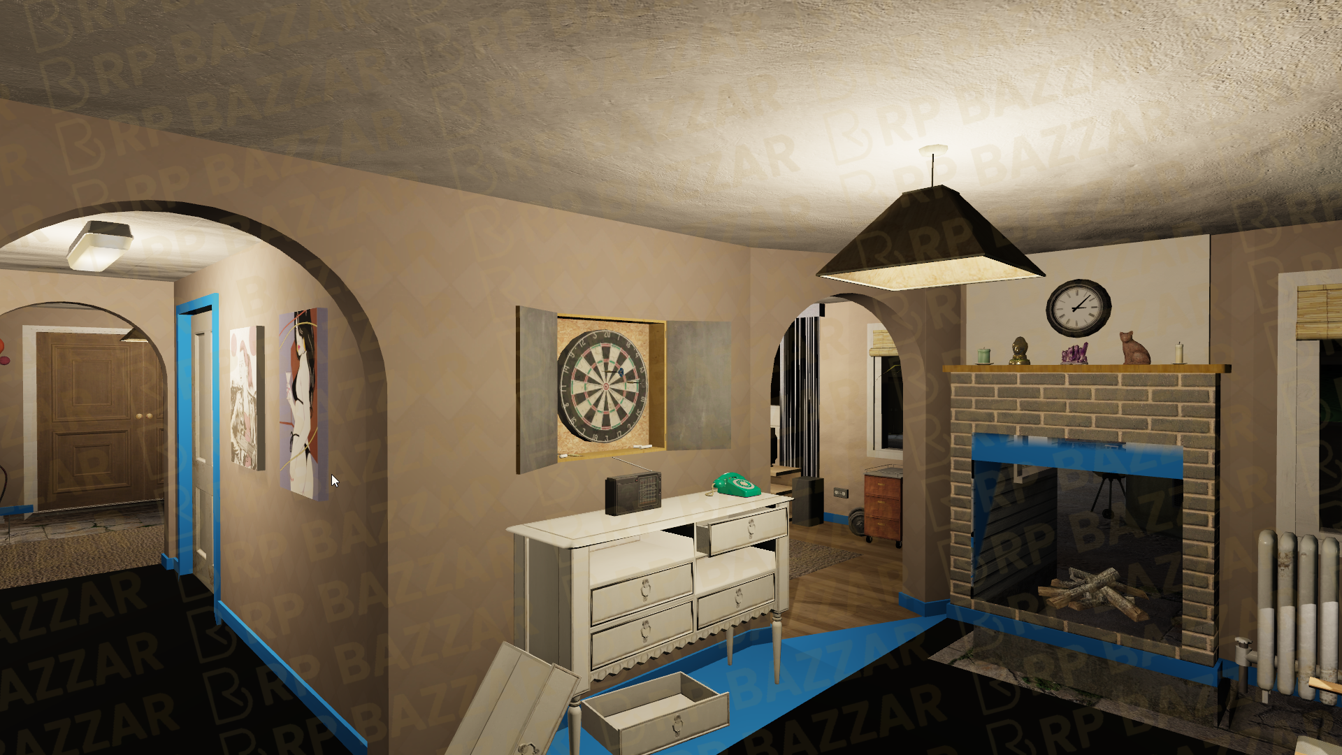 Rough Gang Garage FiveM MLO — GTA RP Interior — ESX QB QBOX — RPBazzar