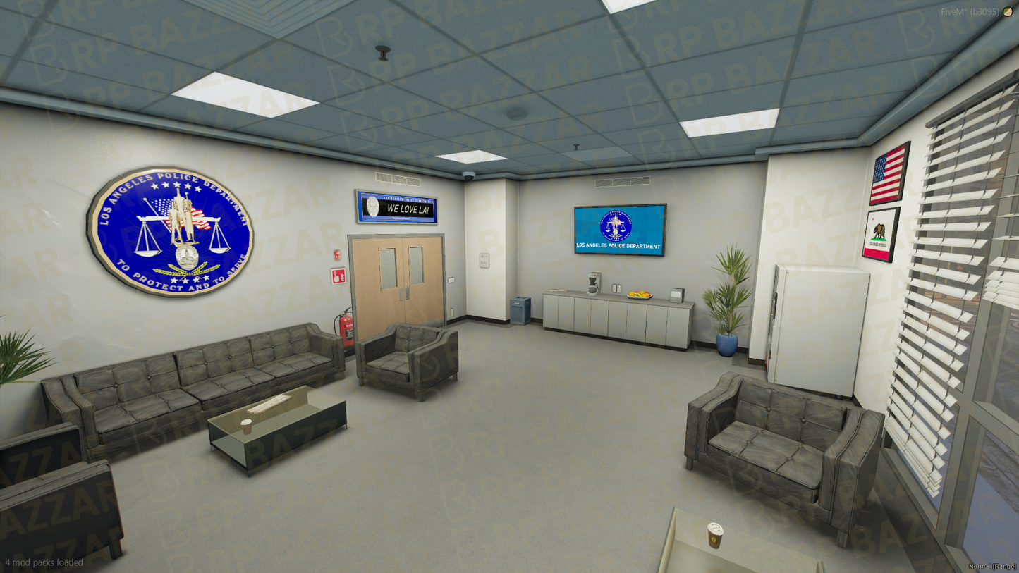 Central Police Station FiveM MLO — GTA RP Interior — ESX QB QBOX — RPBazzar