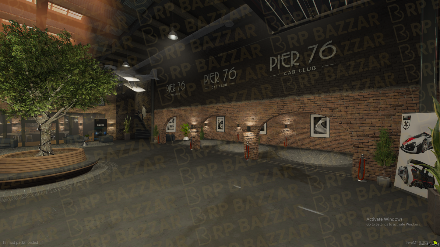 Sleek Mechanic Shop FiveM MLO — GTA RP Interior — ESX QB QBOX — RPBazzar
