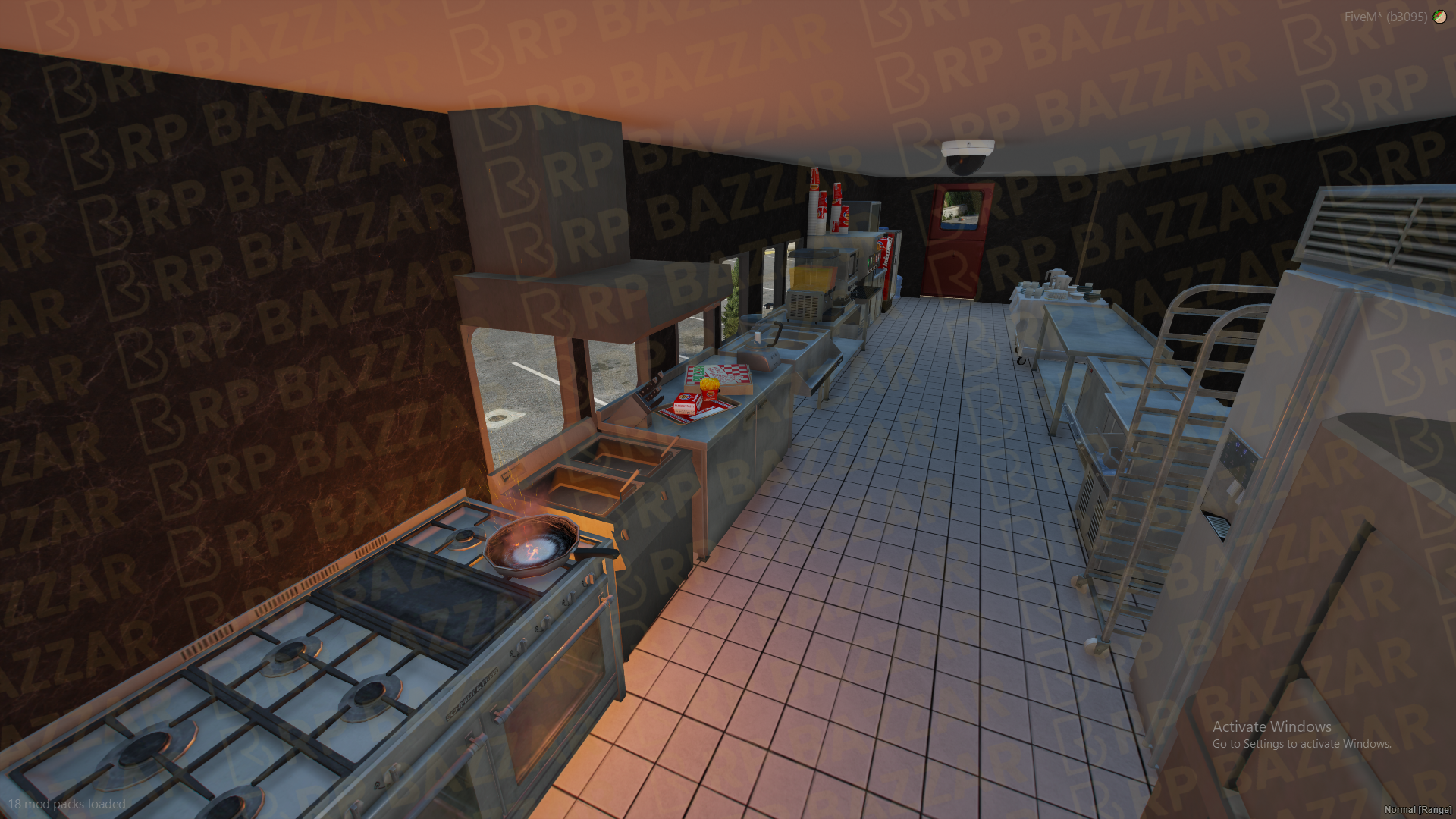 Gourmet Food Court FiveM MLO — GTA RP Interior — ESX QB QBOX — RPBazzar
