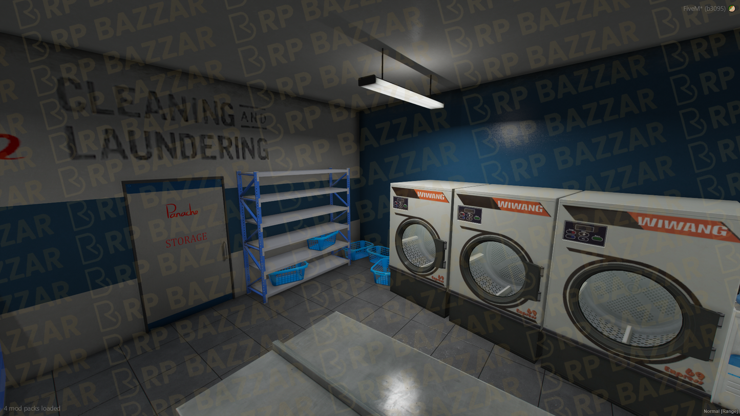 Coin Laundry Place FiveM MLO — GTA RP Interior — ESX QB QBOX — RPBazzar