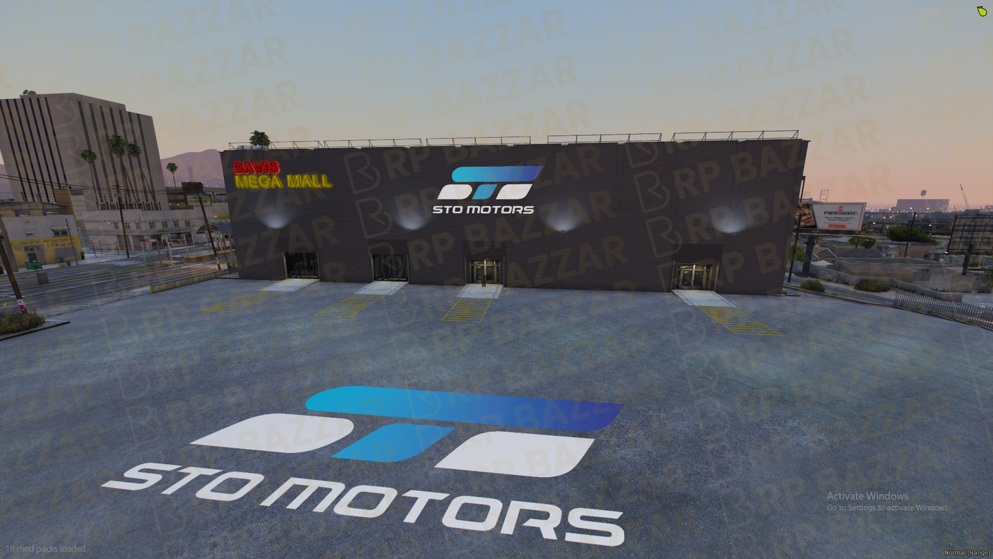 Rooftop Mechanic Shop FiveM MLO — GTA RP Interior — ESX QB QBOX — RPBazzar