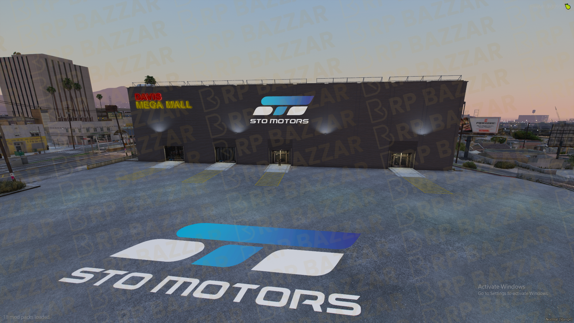 Rooftop Mechanic Shop FiveM MLO — GTA RP Interior — ESX QB QBOX — RPBazzar