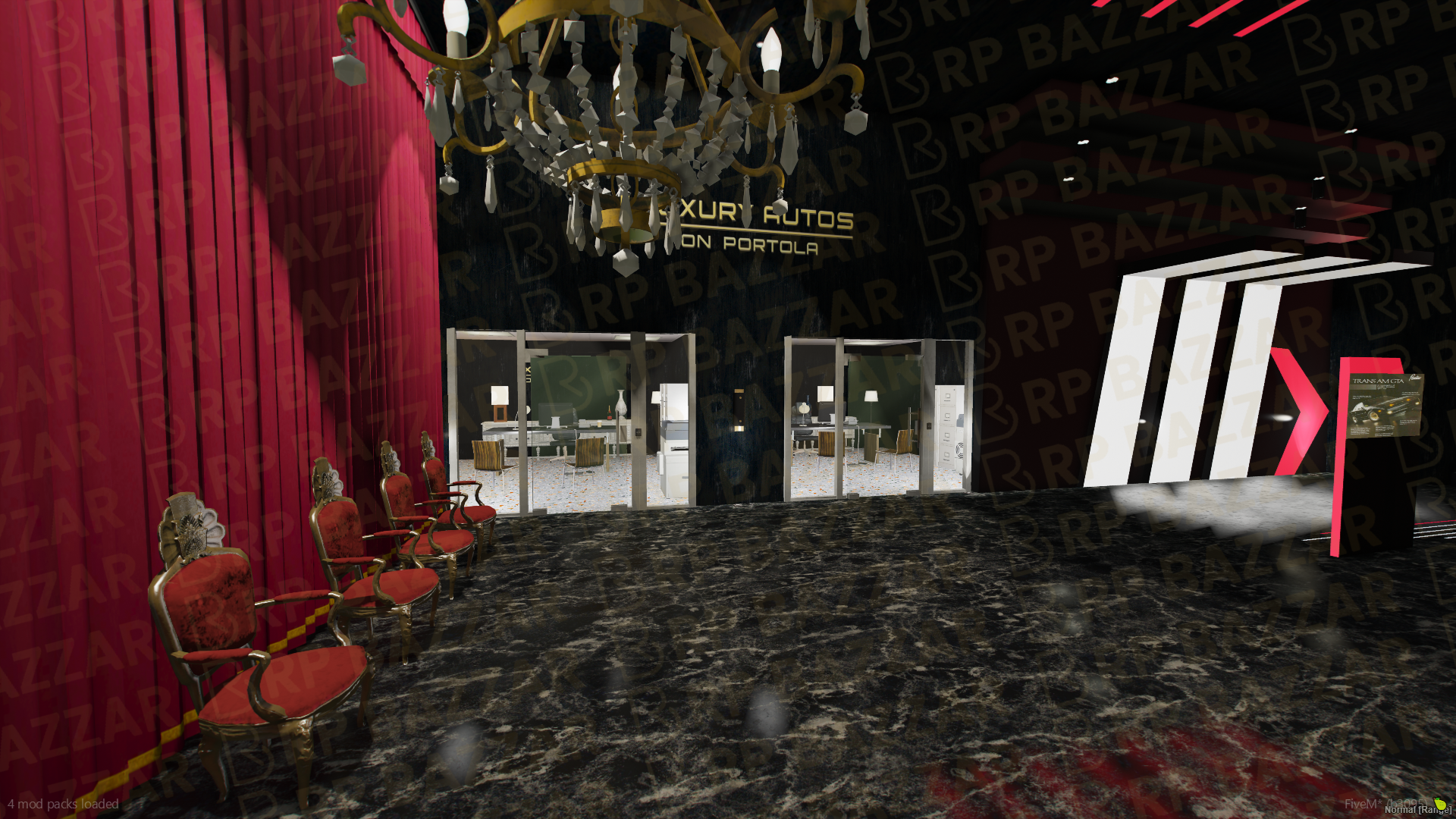 Pristine Vehicle Shop FiveM MLO — GTA RP Interior — ESX QB QBOX — RPBazzar