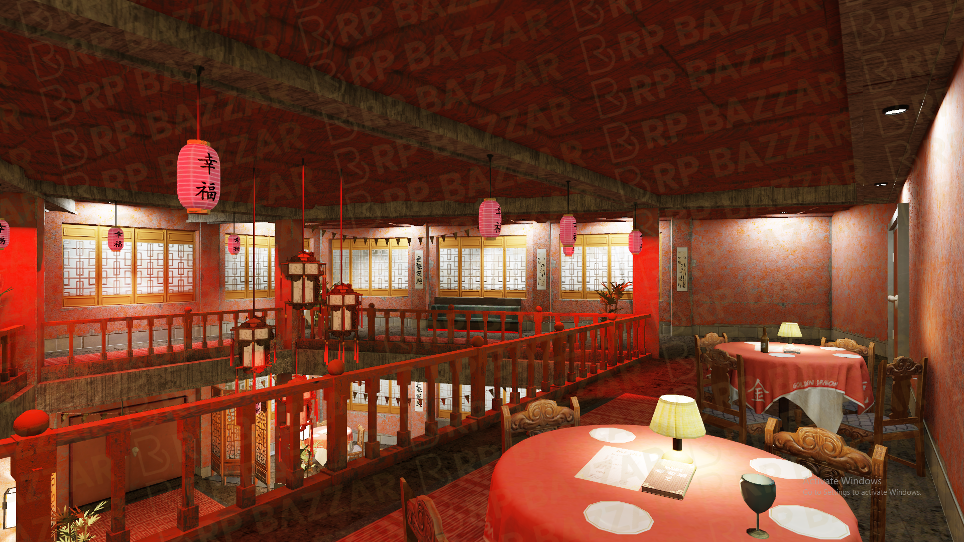 Retro Cantina FiveM MLO — GTA RP Interior — ESX QB QBOX — RPBazzar