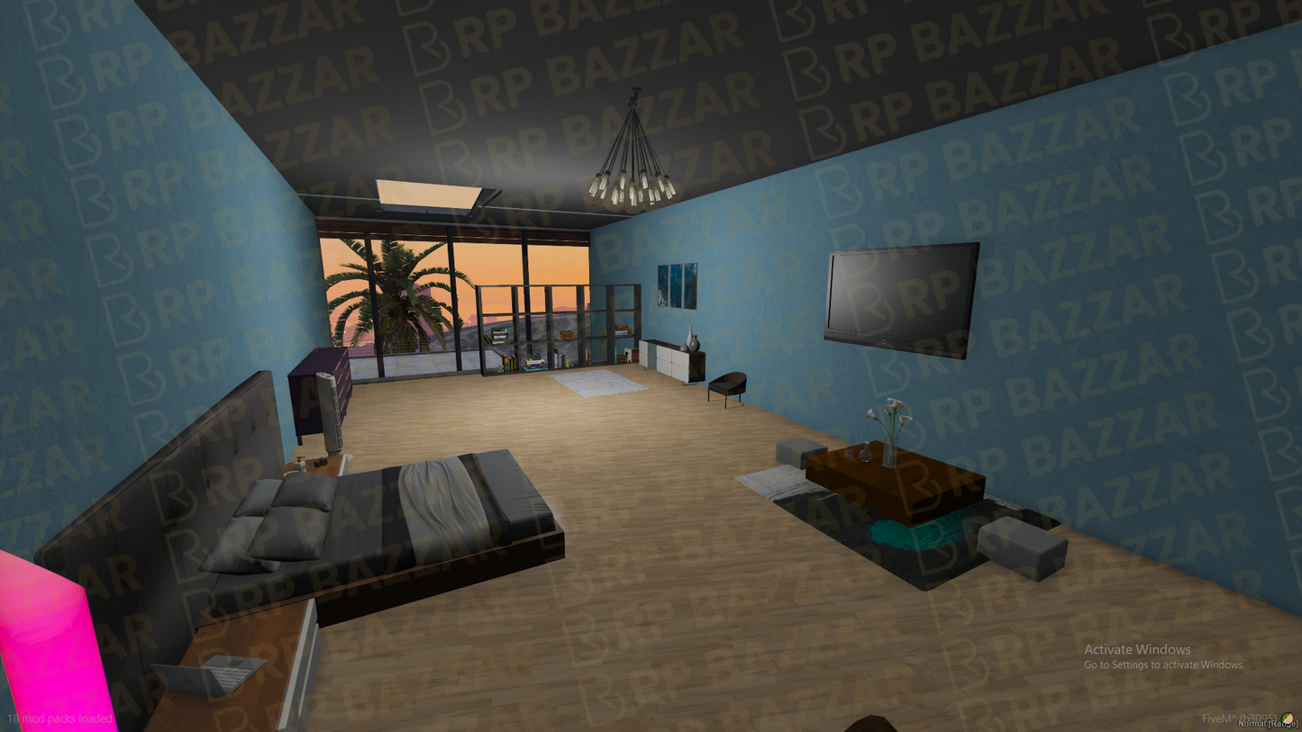 Retro Mansion FiveM MLO — GTA RP Interior — ESX QB QBOX — RPBazzar