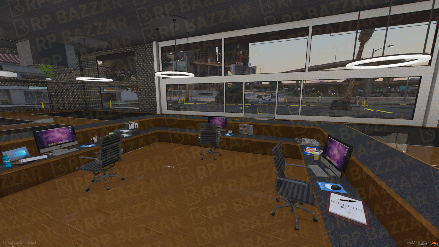 Pristine Vehicle Shop FiveM MLO — GTA RP Interior — ESX QB QBOX — RPBazzar