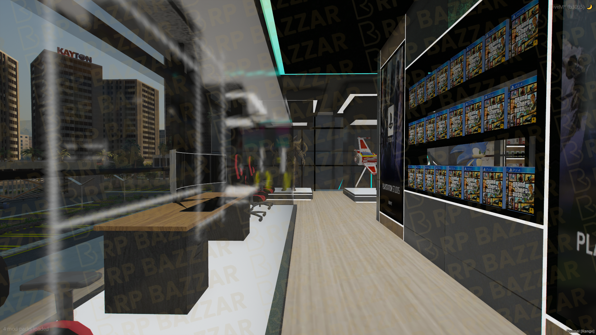 Mega Shopping Mall FiveM MLO — GTA RP Interior — ESX QB QBOX — RPBazzar