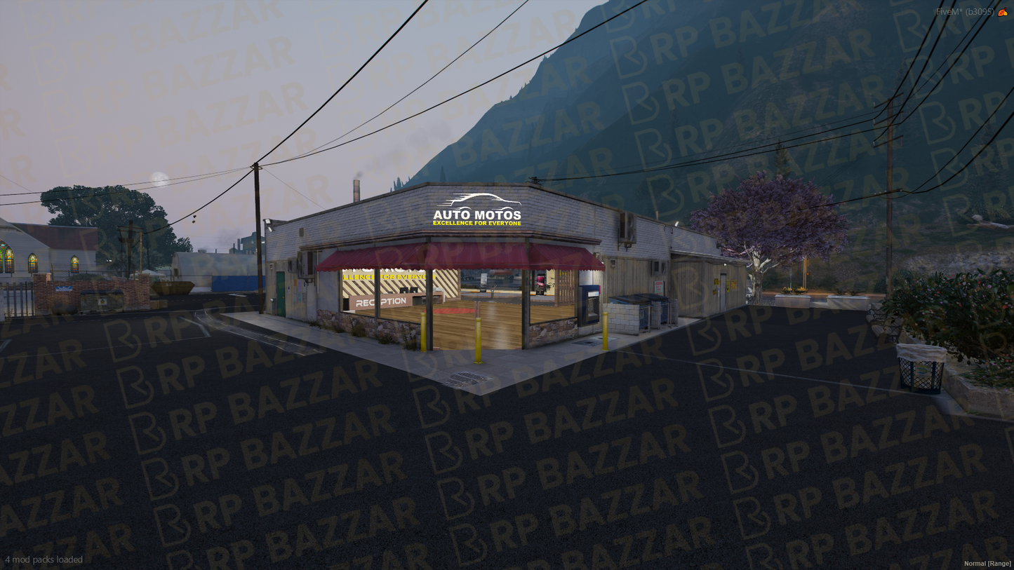 Elite Vehicle Shop FiveM MLO — GTA RP Interior — ESX QB QBOX — RPBazzar