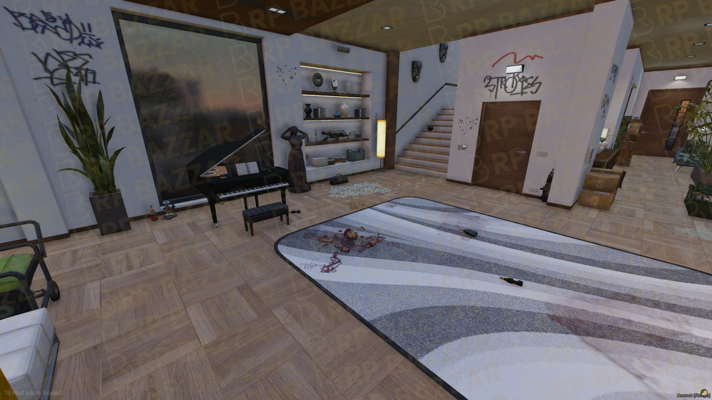 Biker House FiveM MLO — GTA RP Interior — ESX QB QBOX — RPBazzar