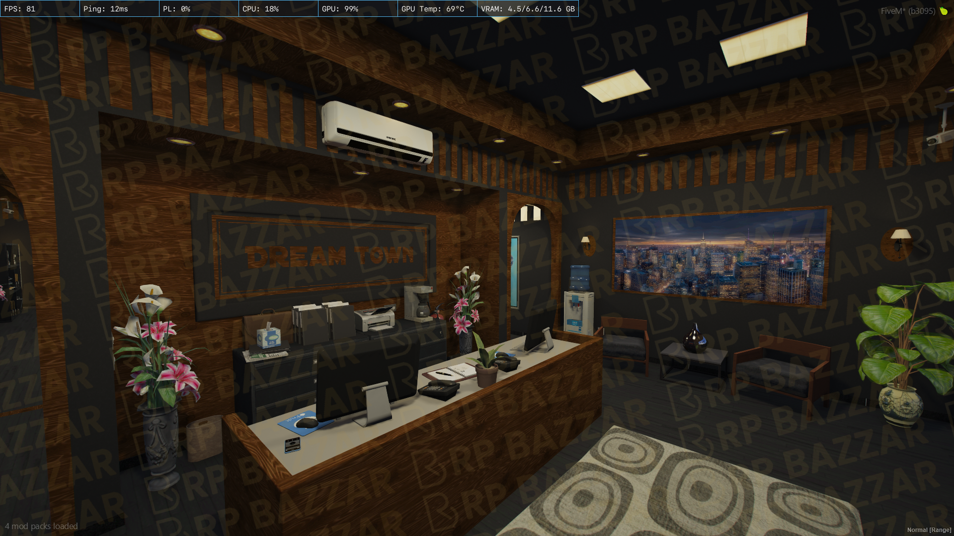 Luxury Office FiveM MLO — GTA RP Interior — ESX QB QBOX — RPBazzar