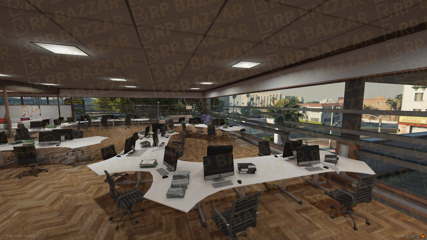 Urban Weazel News FiveM MLO — GTA RP Interior — ESX QB QBOX — RPBazzar