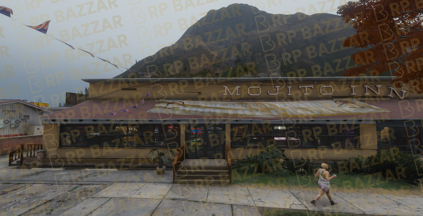 Gritty Restaurant FiveM MLO — GTA RP Interior — ESX QB QBOX — RPBazzar