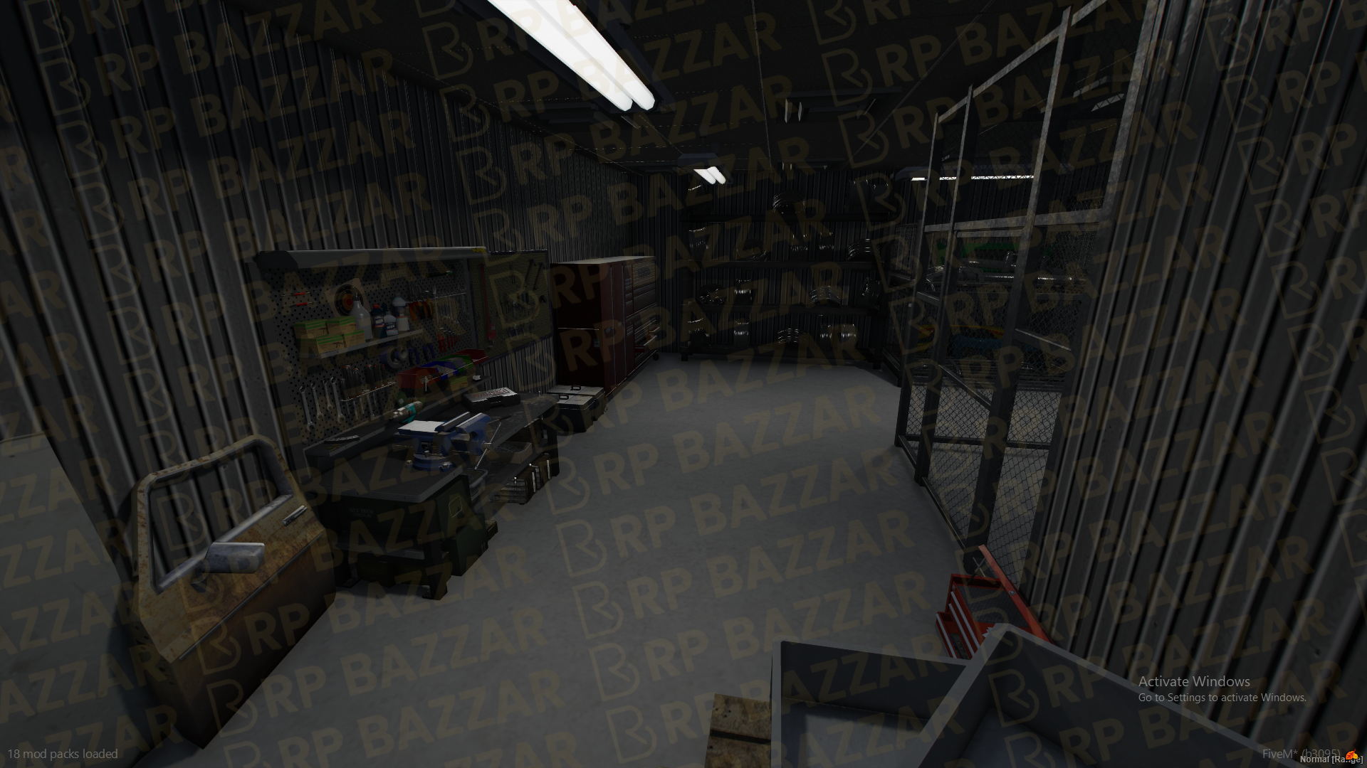 Drift Mechanic Shop FiveM MLO — GTA RP Interior — ESX QB QBOX — RPBazzar