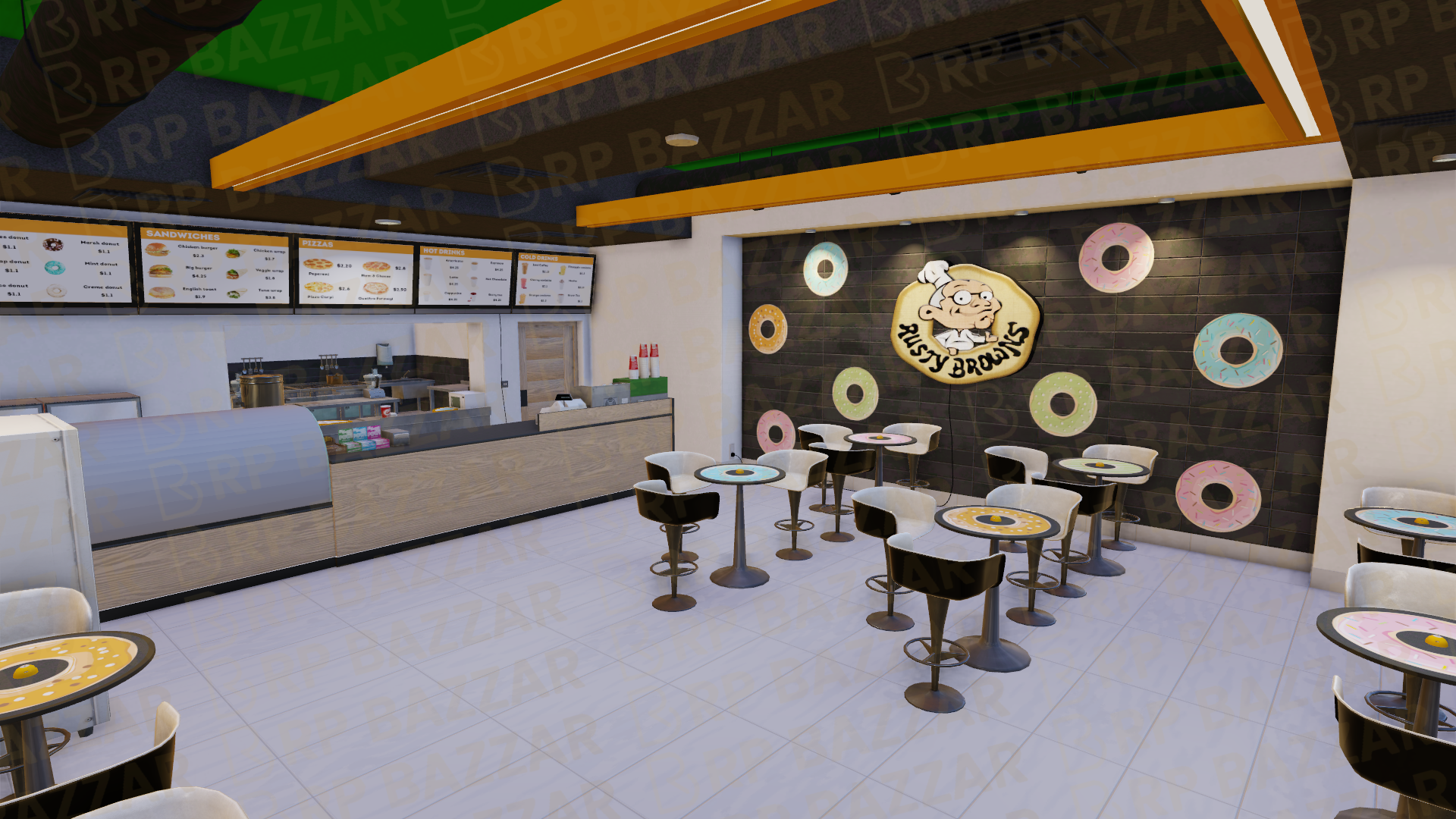 Classic Restaurant FiveM MLO — GTA RP Interior — ESX QB QBOX — RPBazzar