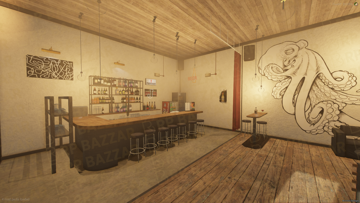 Hidden Bar FiveM MLO — GTA RP Interior — ESX QB QBOX — RPBazzar