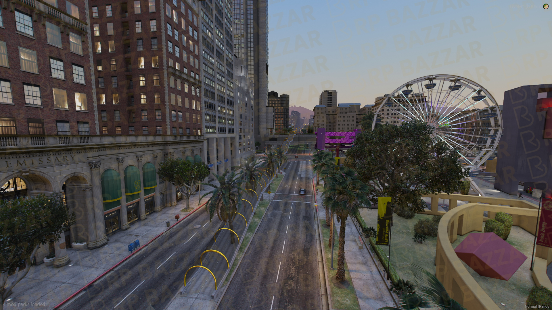 Downtown Legion Square FiveM MLO — GTA RP Interior — ESX QB QBOX — RPBazzar