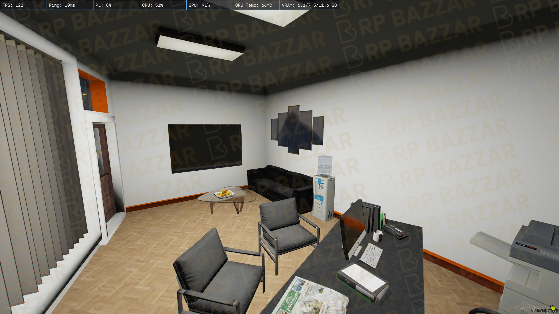 Premium Office FiveM MLO — GTA RP Interior — ESX QB QBOX — RPBazzar