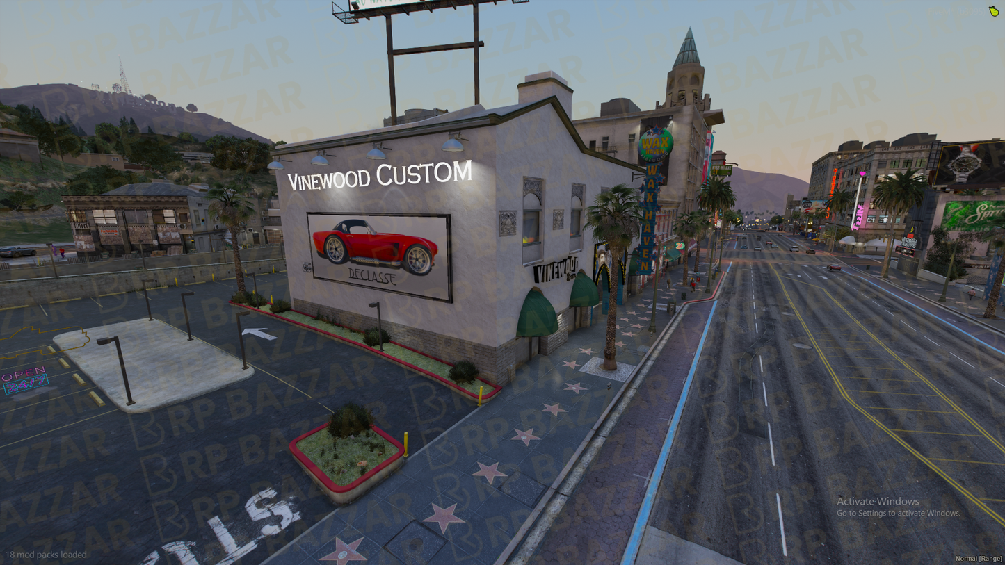 Highrise Mechanic Shop FiveM MLO — GTA RP Interior — ESX QB QBOX — RPBazzar