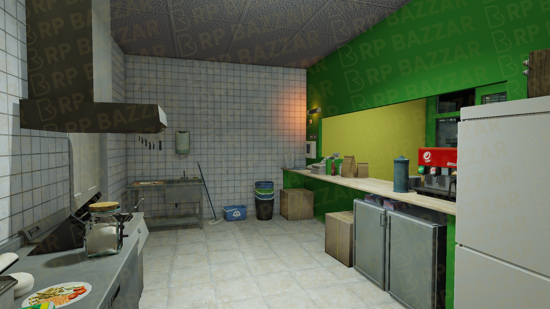 Vintage Eatery FiveM MLO — GTA RP Interior — ESX QB QBOX — RPBazzar