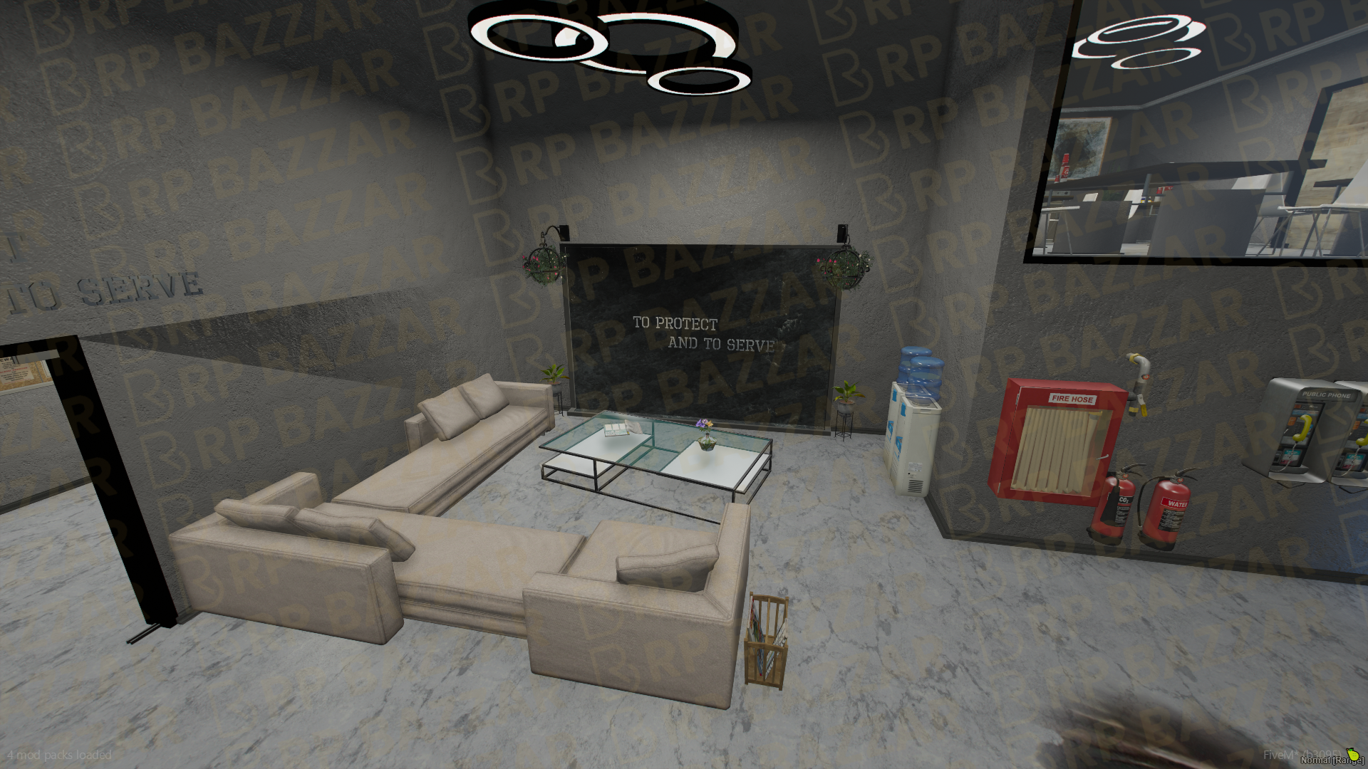 Riot Police Station FiveM MLO — GTA RP Interior — ESX QB QBOX — RPBazzar