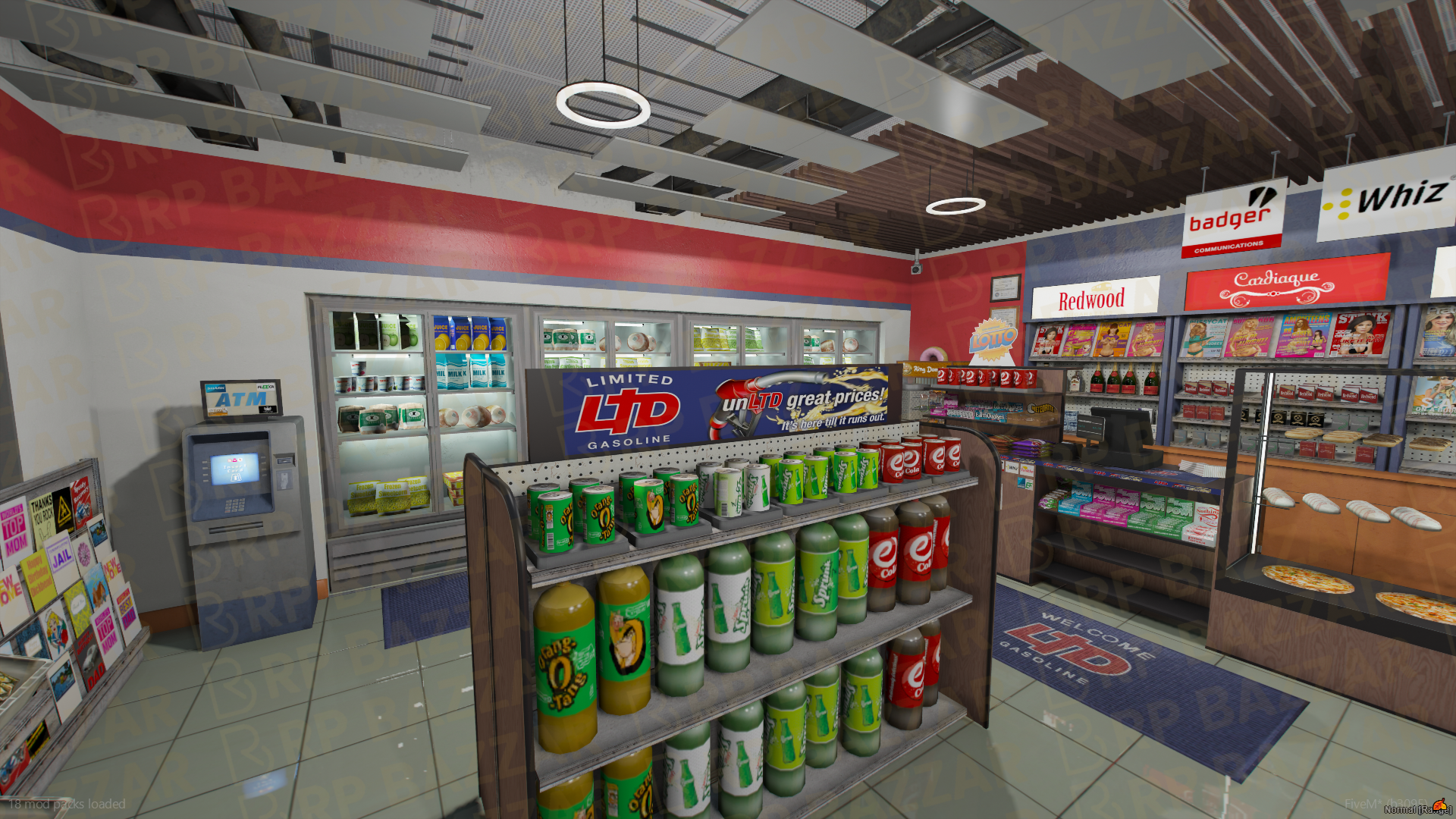 Roadside Gas Station FiveM MLO — GTA RP Interior — ESX QB QBOX — RPBazzar