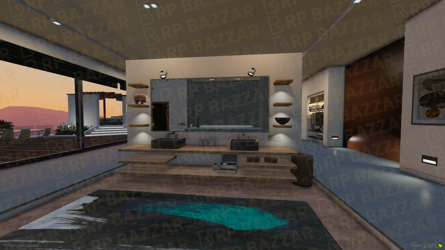 Modern Penthouse FiveM MLO — GTA RP Interior — ESX QB QBOX — RPBazzar