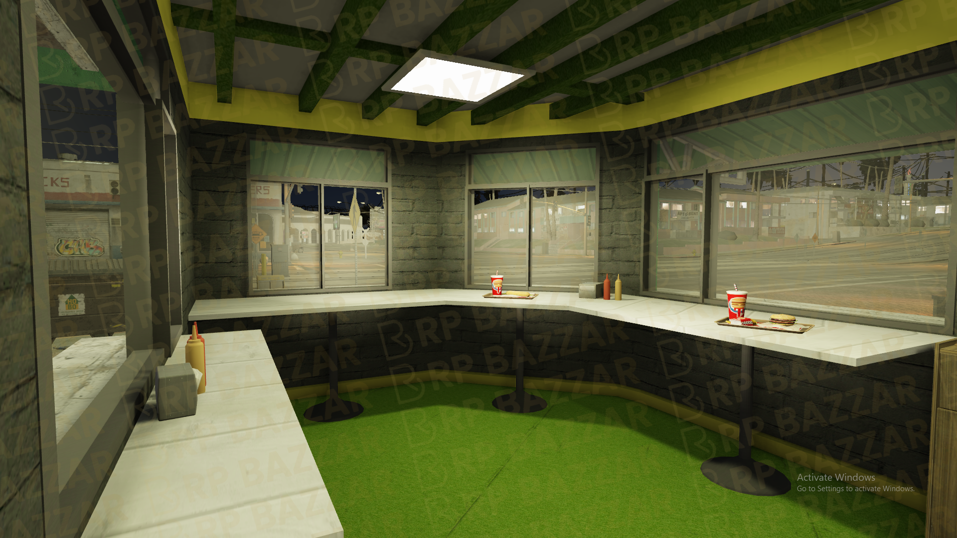 Luxury Steakhouse FiveM MLO — GTA RP Interior — ESX QB QBOX — RPBazzar
