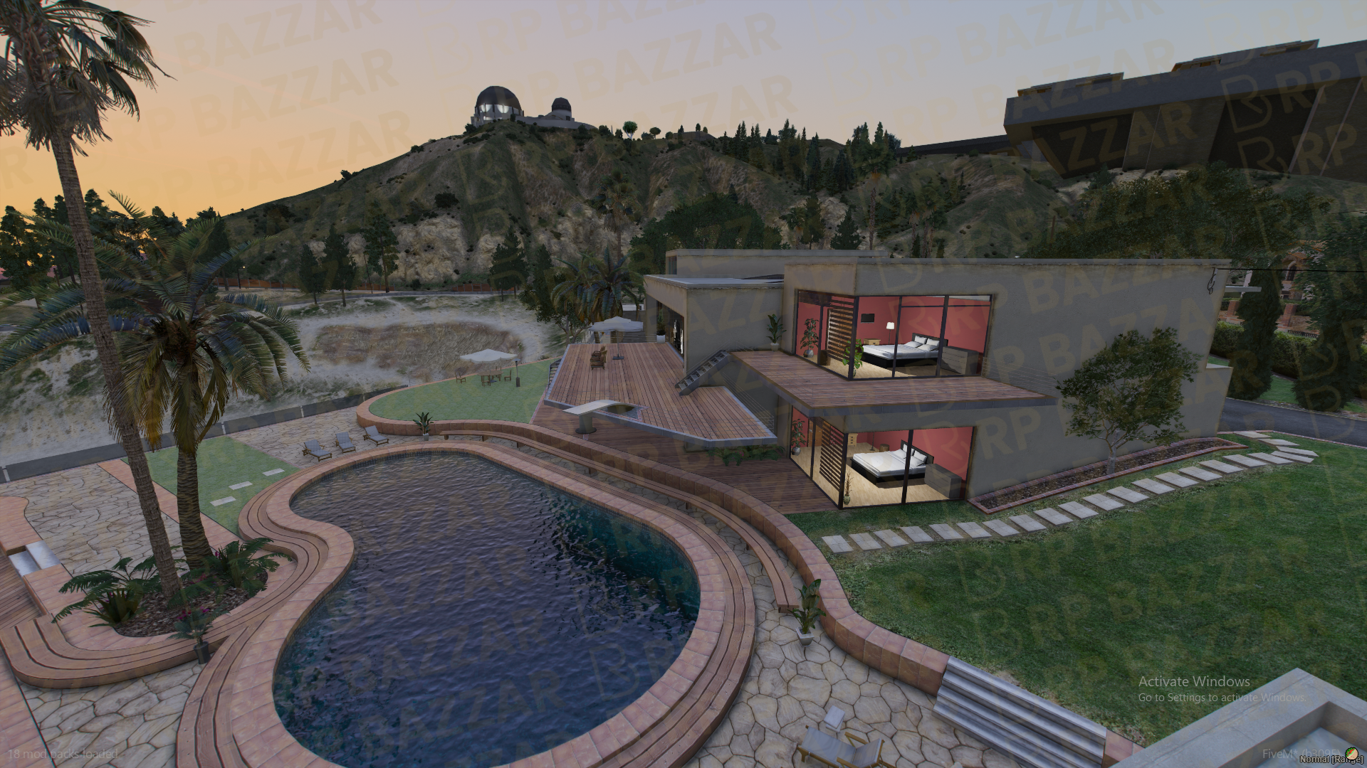 Retro Mansion FiveM MLO — GTA RP Interior — ESX QB QBOX — RPBazzar