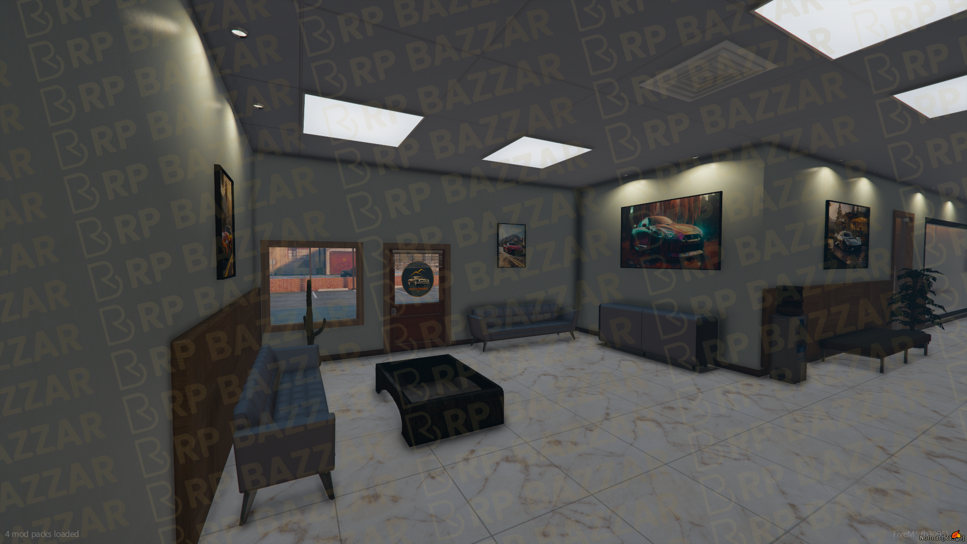 Rugged Vehicle Shop FiveM MLO — GTA RP Interior — ESX QB QBOX — RPBazzar