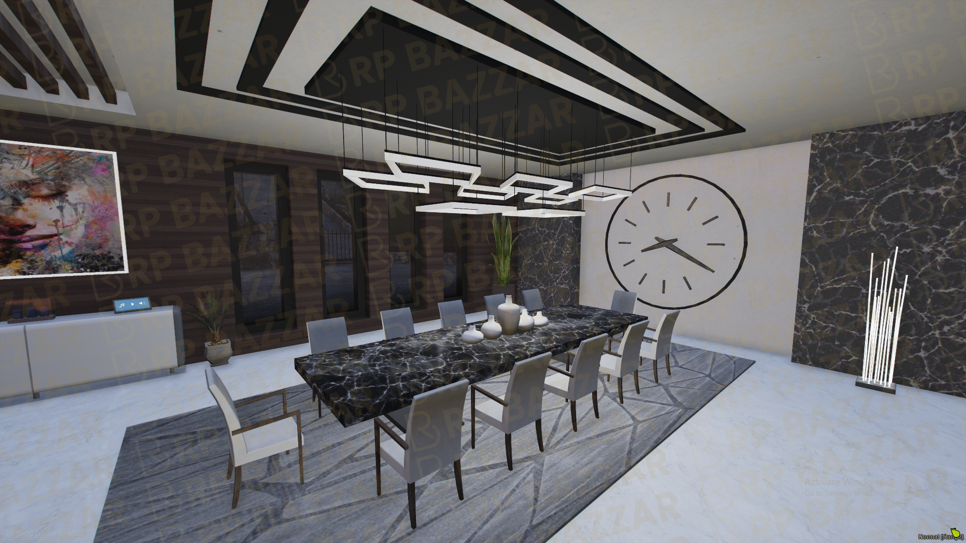 Modern Mansion FiveM MLO — GTA RP Interior — ESX QB QBOX — RPBazzar