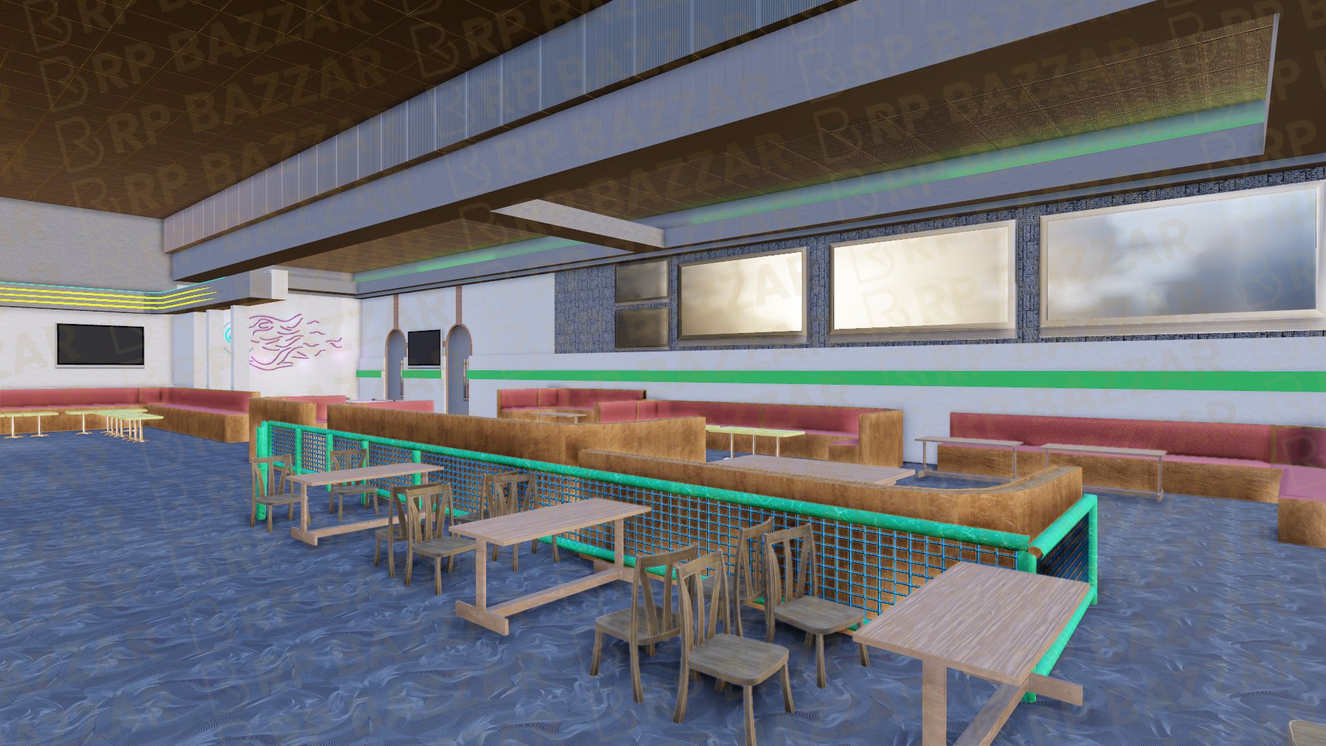 Neon Arcade Shop FiveM MLO — GTA RP Interior — ESX QB QBOX — RPBazzar