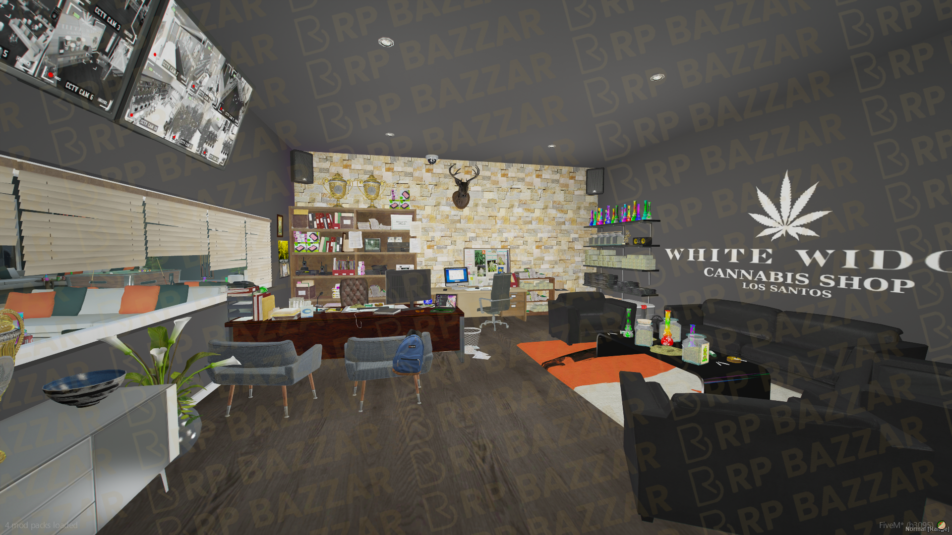 Gourmet Food Court FiveM MLO — GTA RP Interior — ESX QB QBOX — RPBazzar