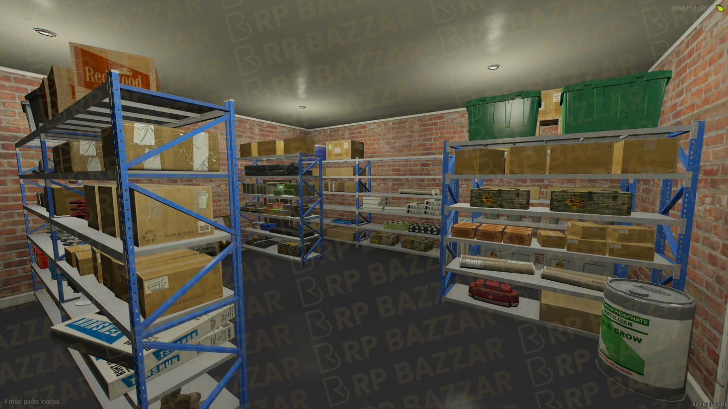 Backstreet Pawn Shop FiveM MLO — GTA RP Interior — ESX QB QBOX — RPBazzar