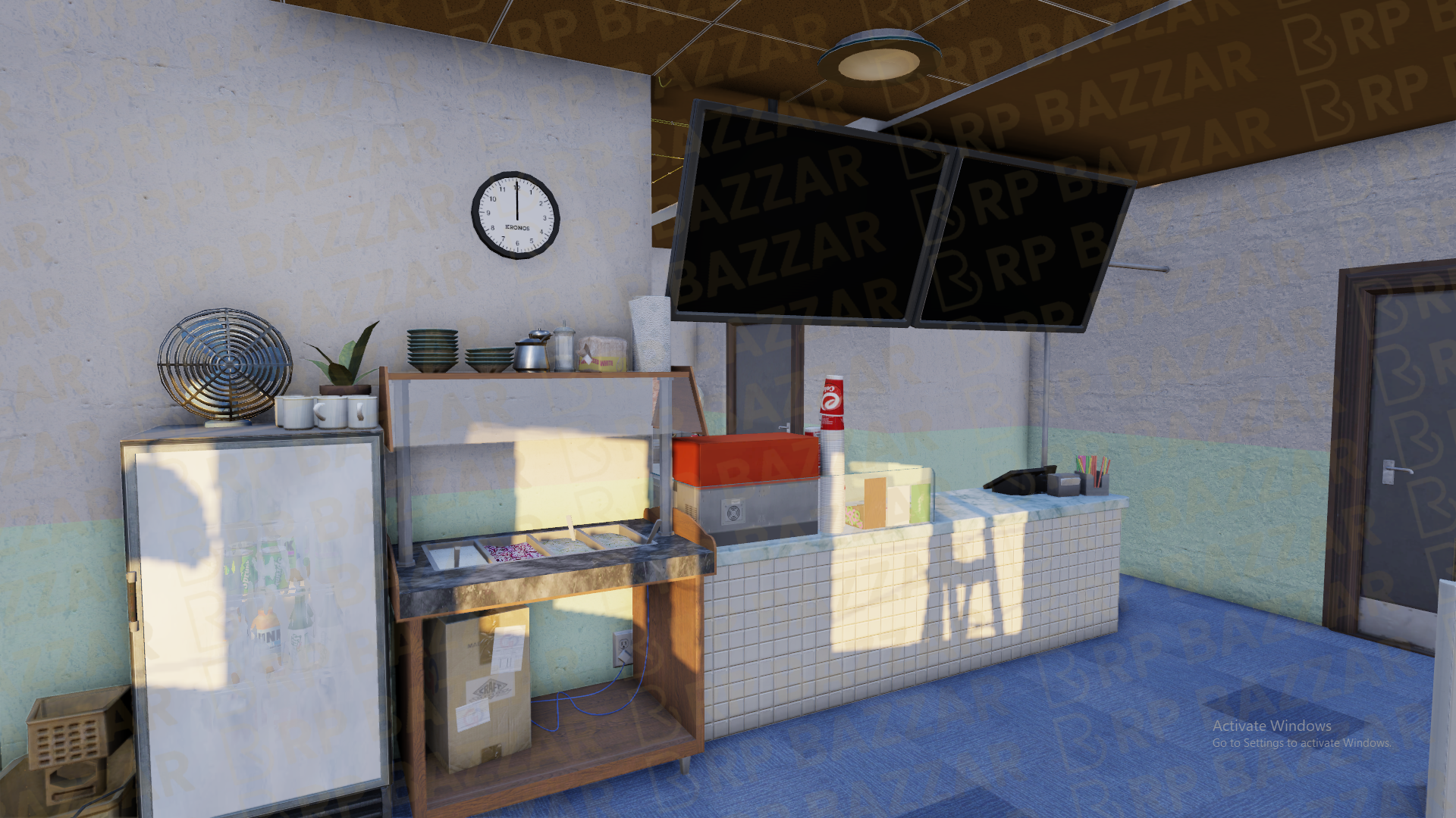 Industrial Canteen FiveM MLO — GTA RP Interior — ESX QB QBOX — RPBazzar