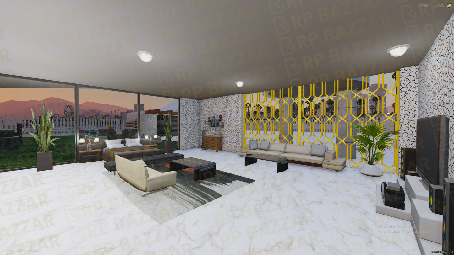 Neon Mansion FiveM MLO — GTA RP Interior — ESX QB QBOX — RPBazzar