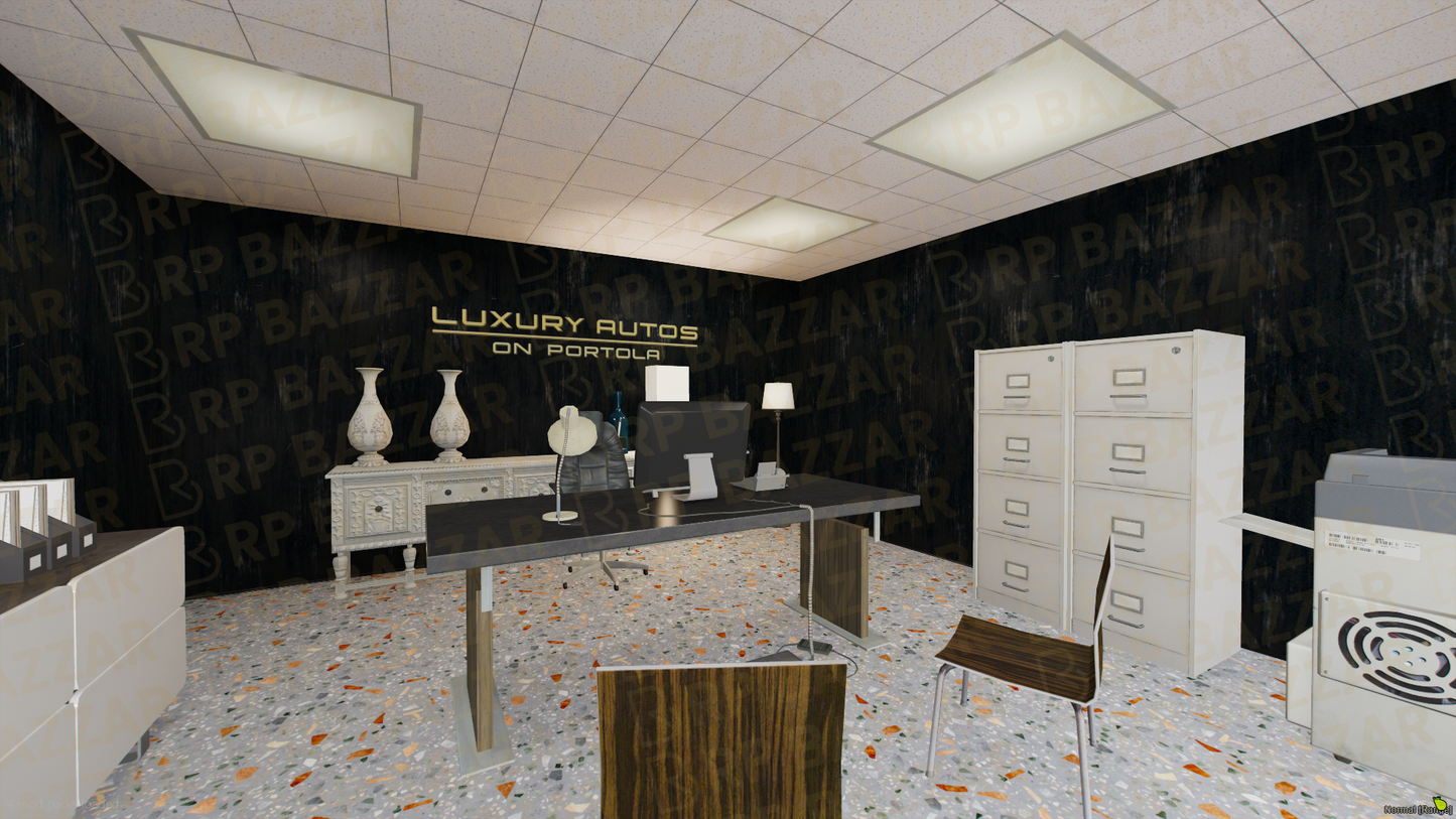 Pristine Vehicle Shop FiveM MLO — GTA RP Interior — ESX QB QBOX — RPBazzar