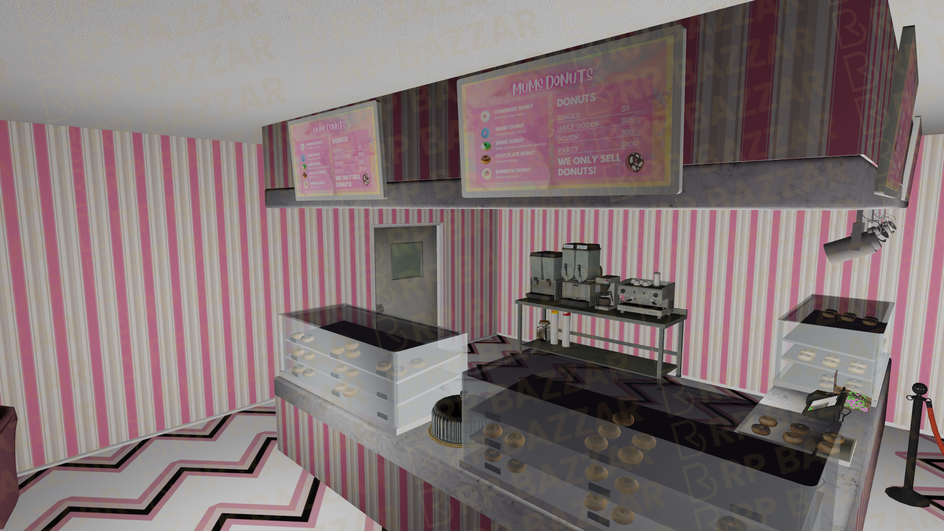Urban Diner FiveM MLO — GTA RP Interior — ESX QB QBOX — RPBazzar
