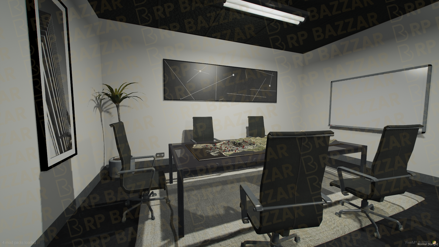 Panoramic Office FiveM MLO — GTA RP Interior — ESX QB QBOX — RPBazzar