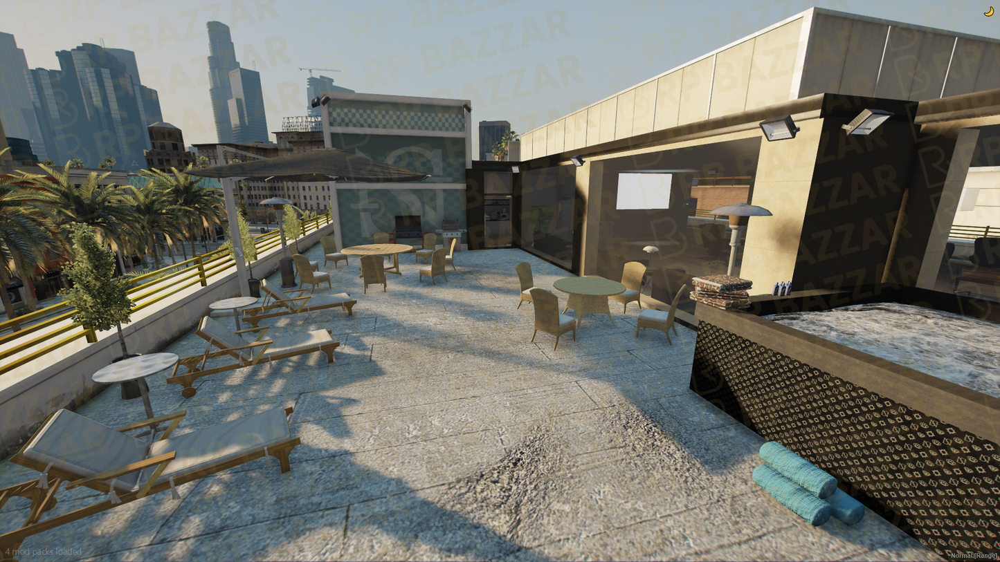 Downtown Shopping Mall FiveM MLO — GTA RP Interior — ESX QB QBOX — RPBazzar